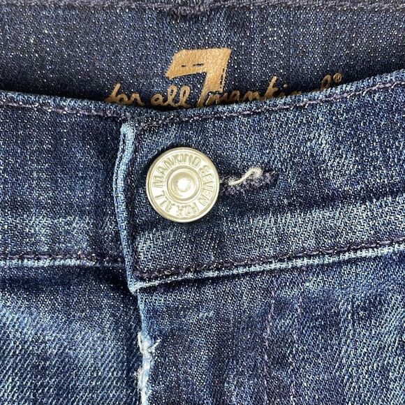 7 For All Mankind Dojo Crop Jeans 29 - Picture 3 of 7